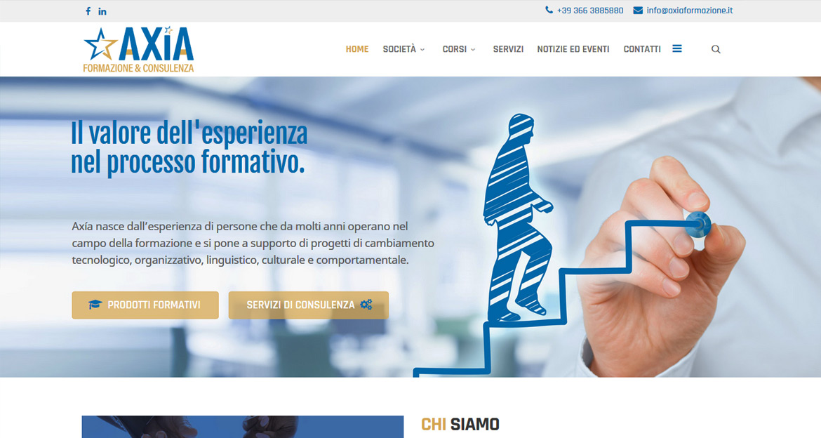 Web Designer per Axia Formazione & Consulenza