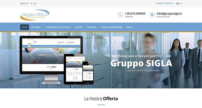 Web Designer per Gruppo SIGLA