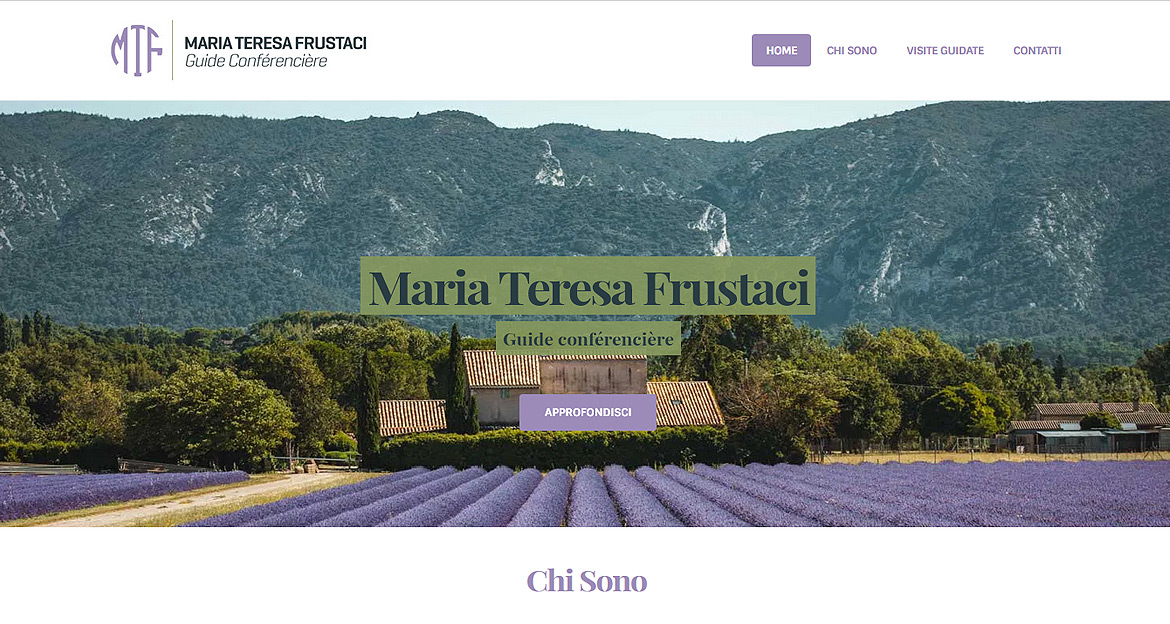 Web Design per Guida Turistica Provenza